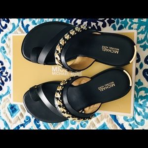 Michael Kors Navy Sandal